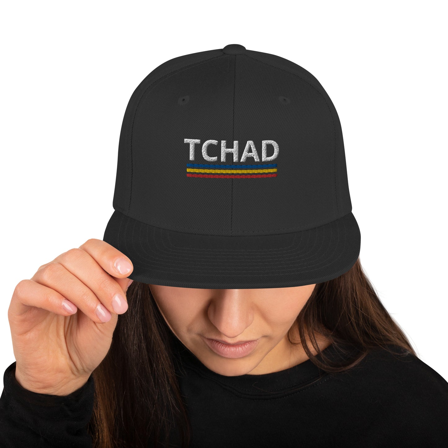 Tchad Embroidered Snapback Hat