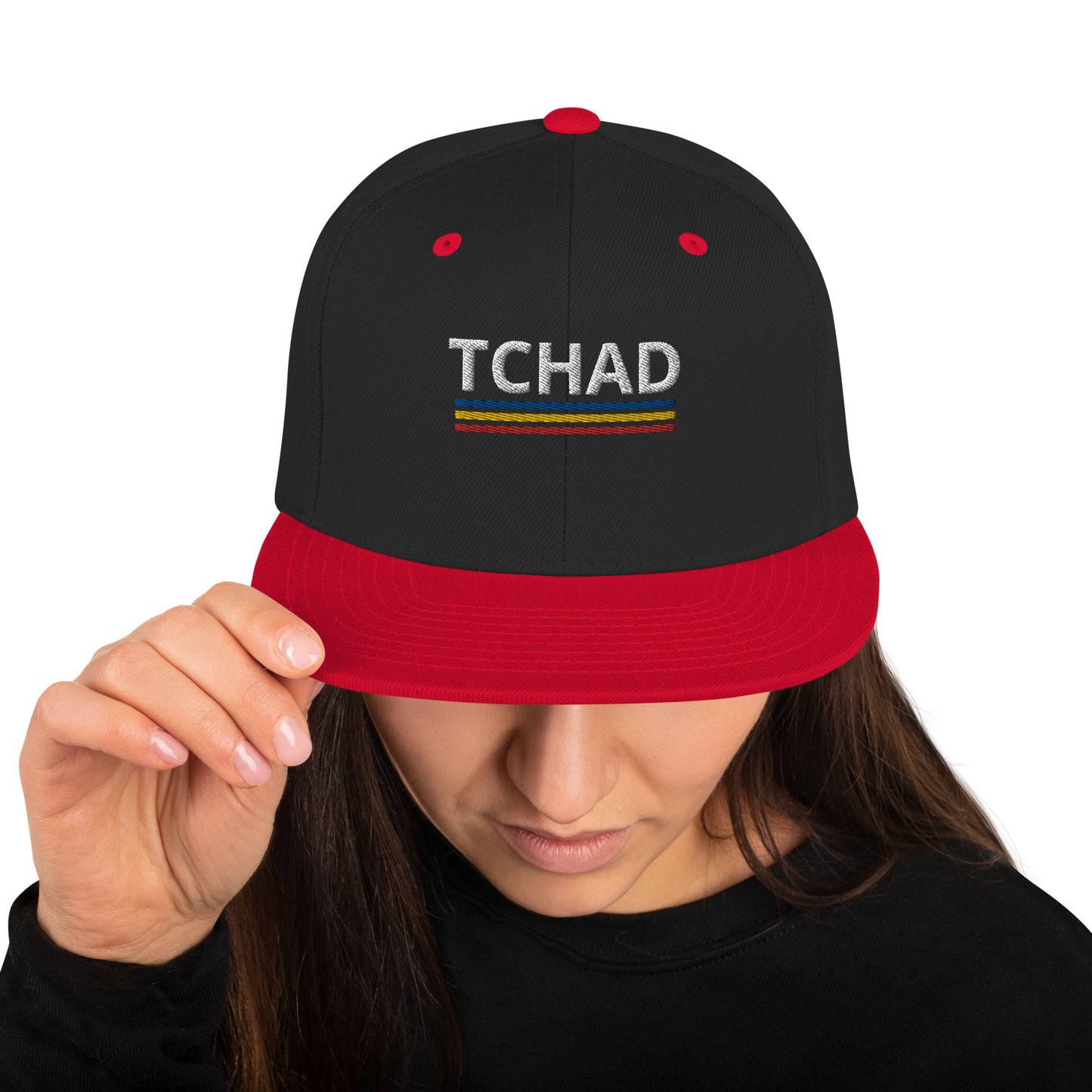 Tchad Embroidered Snapback Hat