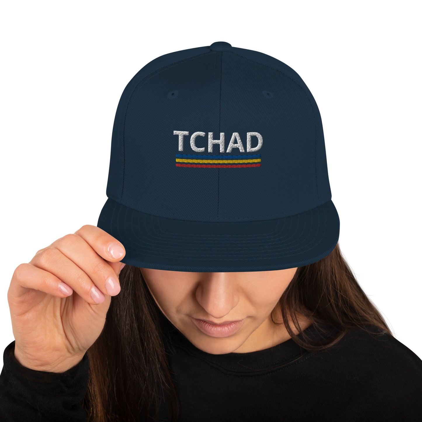 Tchad Embroidered Snapback Hat