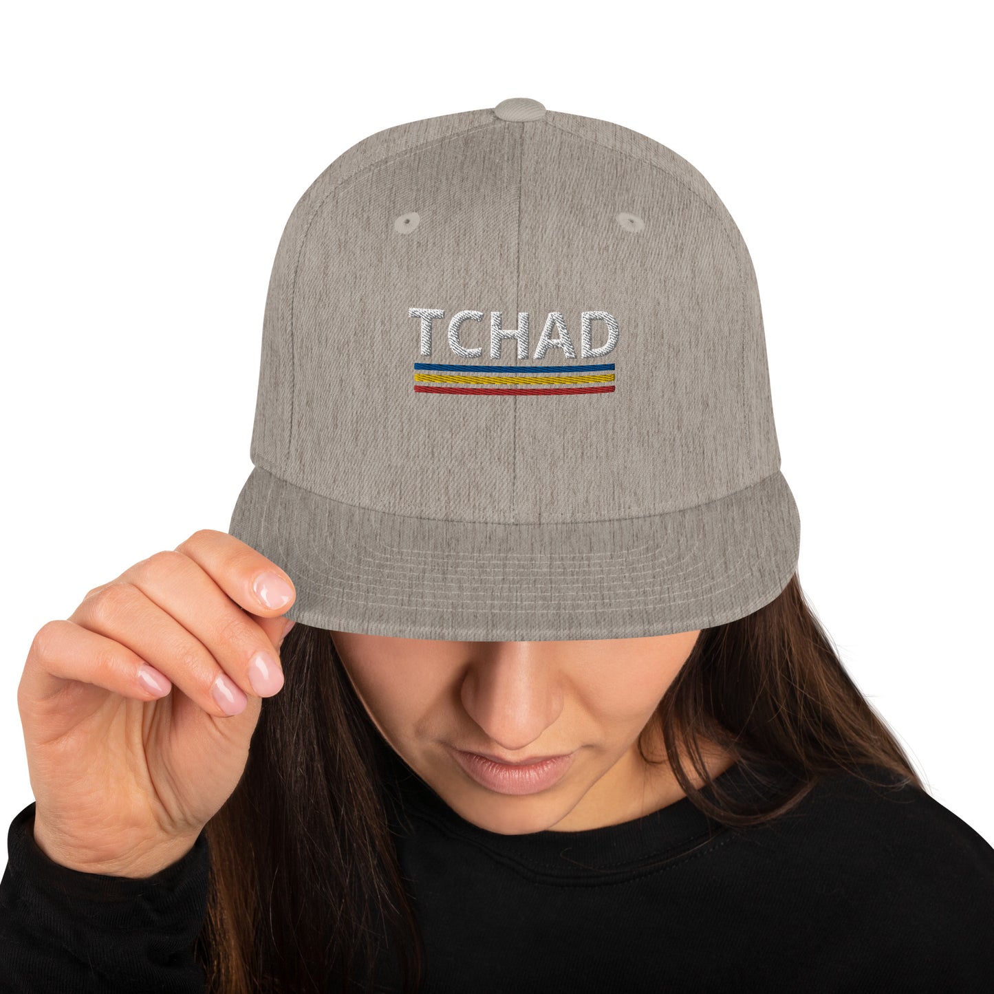 Tchad Embroidered Snapback Hat