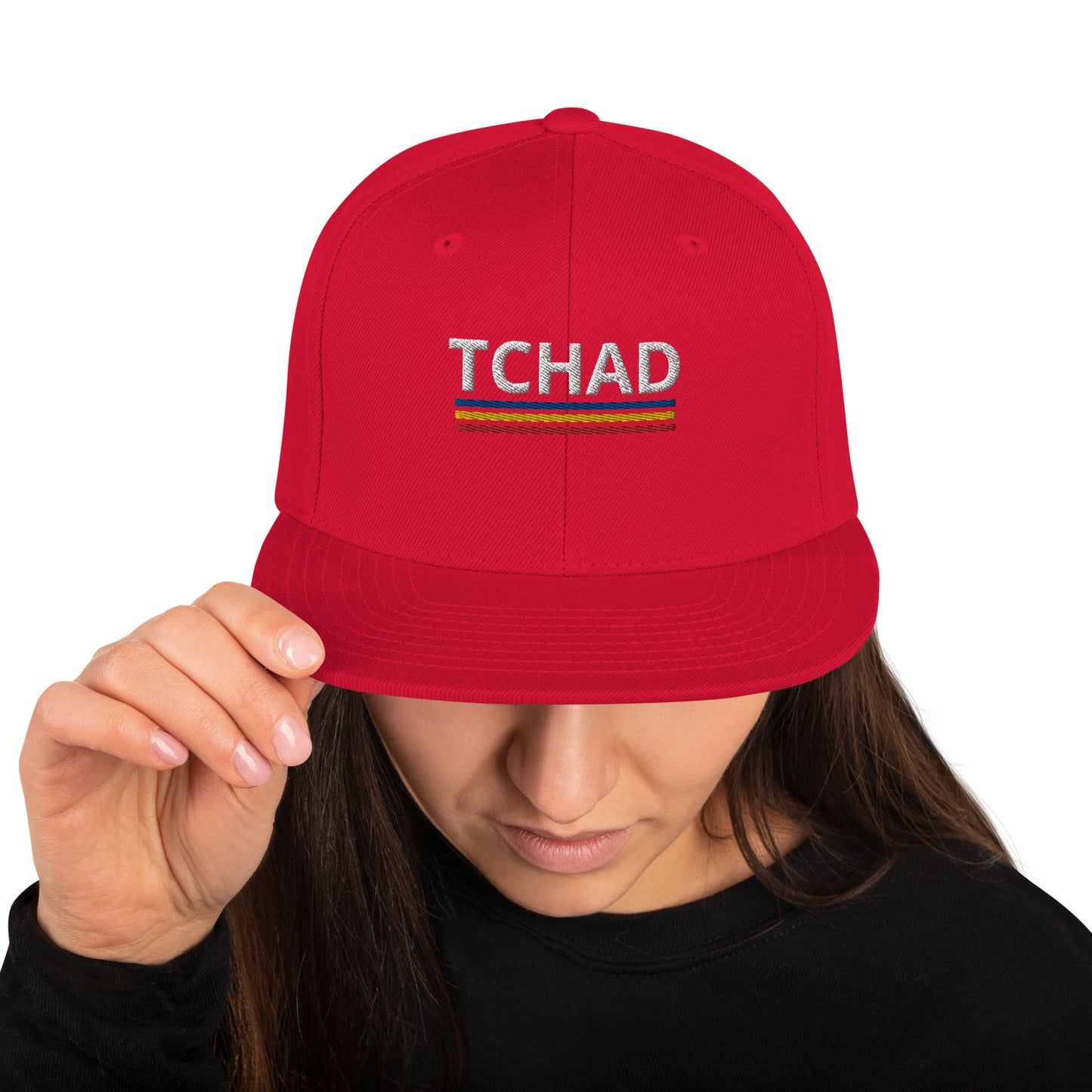 Tchad Embroidered Snapback Hat